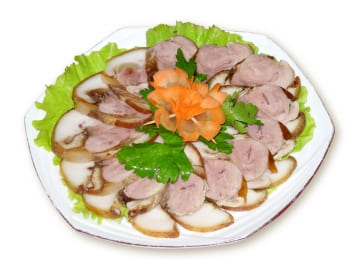 Нарезка из свиной лытки (酱肘子) 300гр.